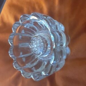 Vintage Crystal/ glass ash tray. 4"x2"
